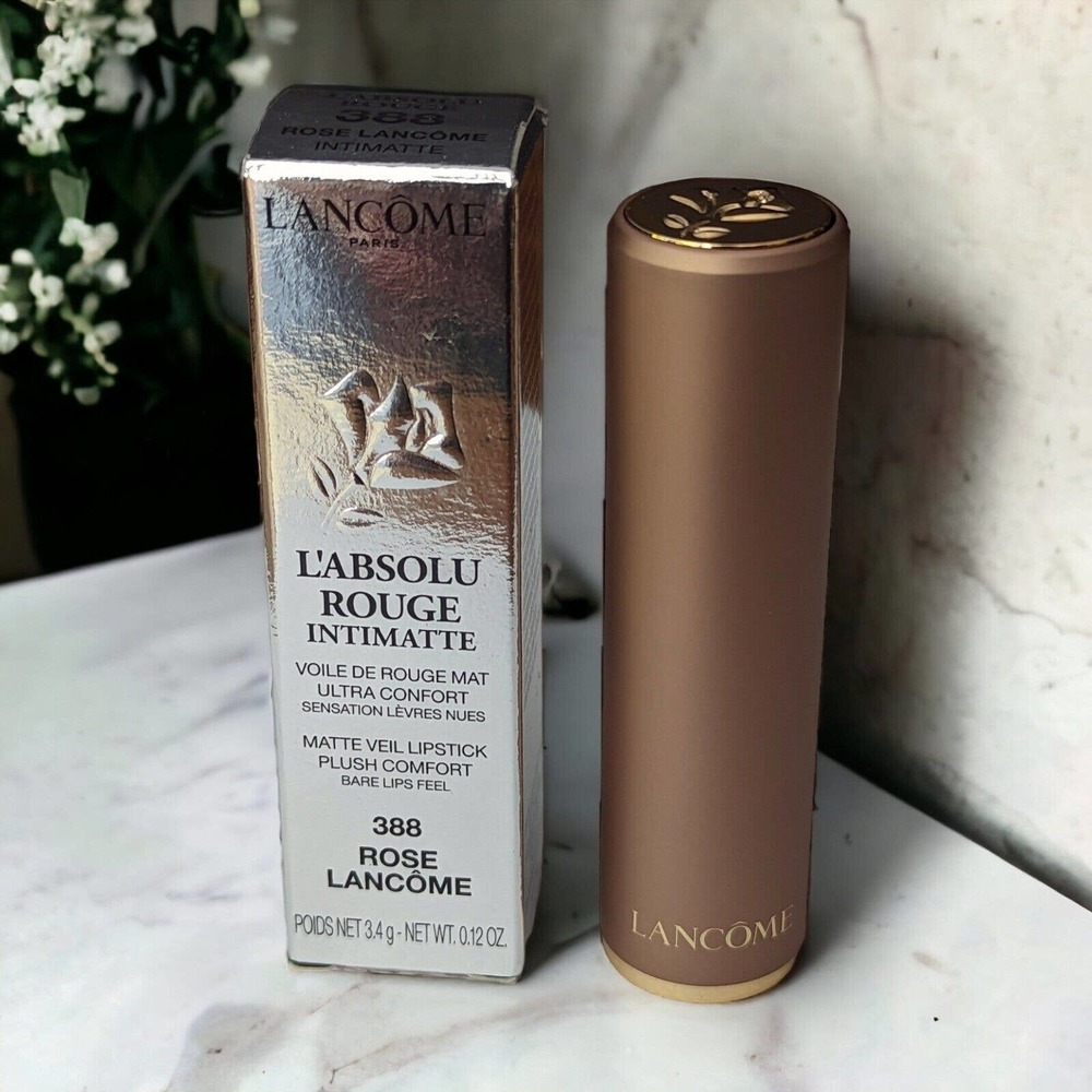 Lancome L' Absolu Rouge Intimatte Lipstick 388 Rose Lancome New In Box